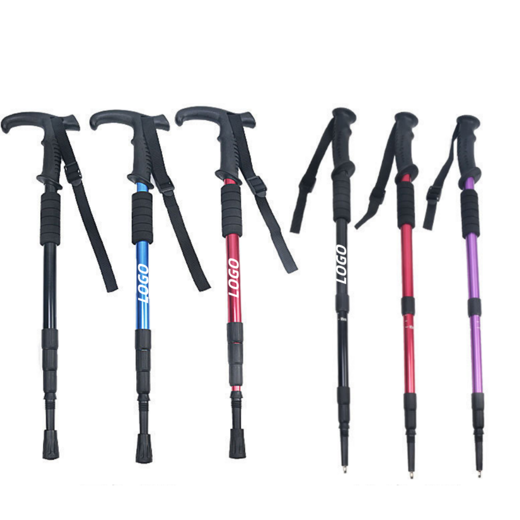 Hiking and Mountaineering Poles Expandable and Collapsible 1