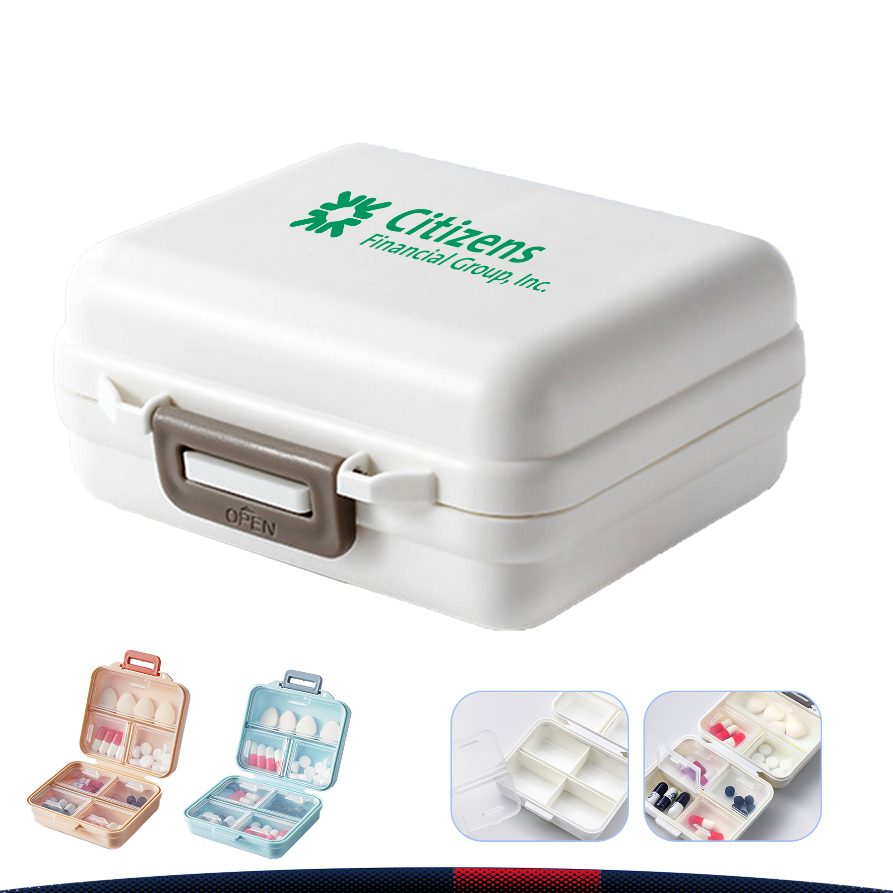 Square Pill Case 4