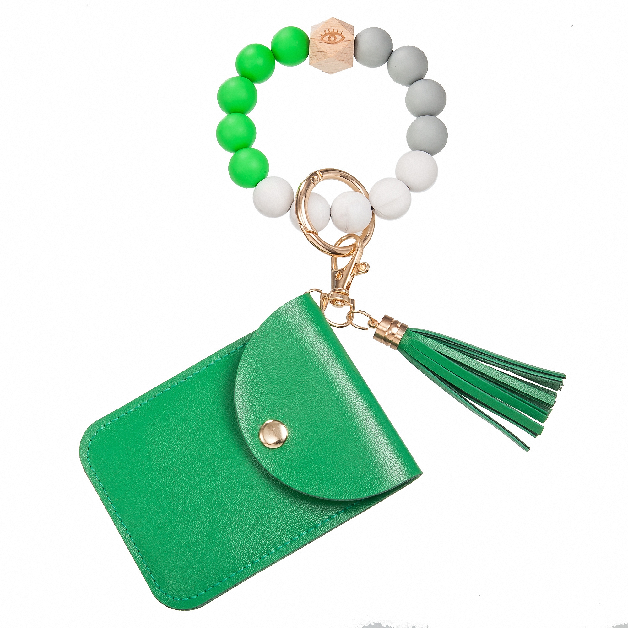 Tassel Keychain Bracelet Wallet and Card Holder 4