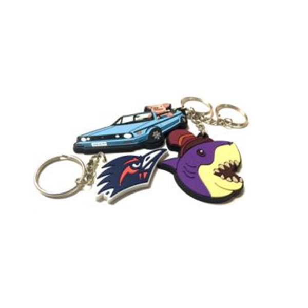 PVC Custom Keychain - 3D One Sided Design 2