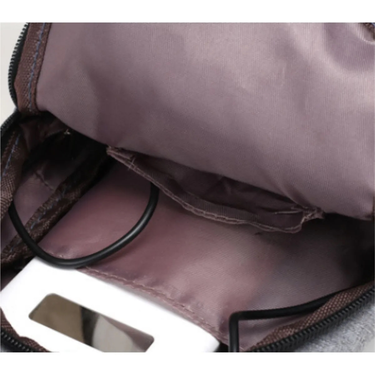 Crossbody Sling Bag with Anti Theft And USB Charging Port, custom fanny pack with logo imprint 5