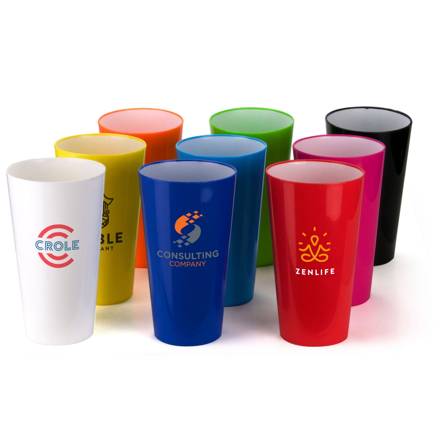 20oz Two Toned Plastic Cup 1