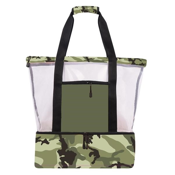 Detachable Insulation Mesh Beach Bag 4