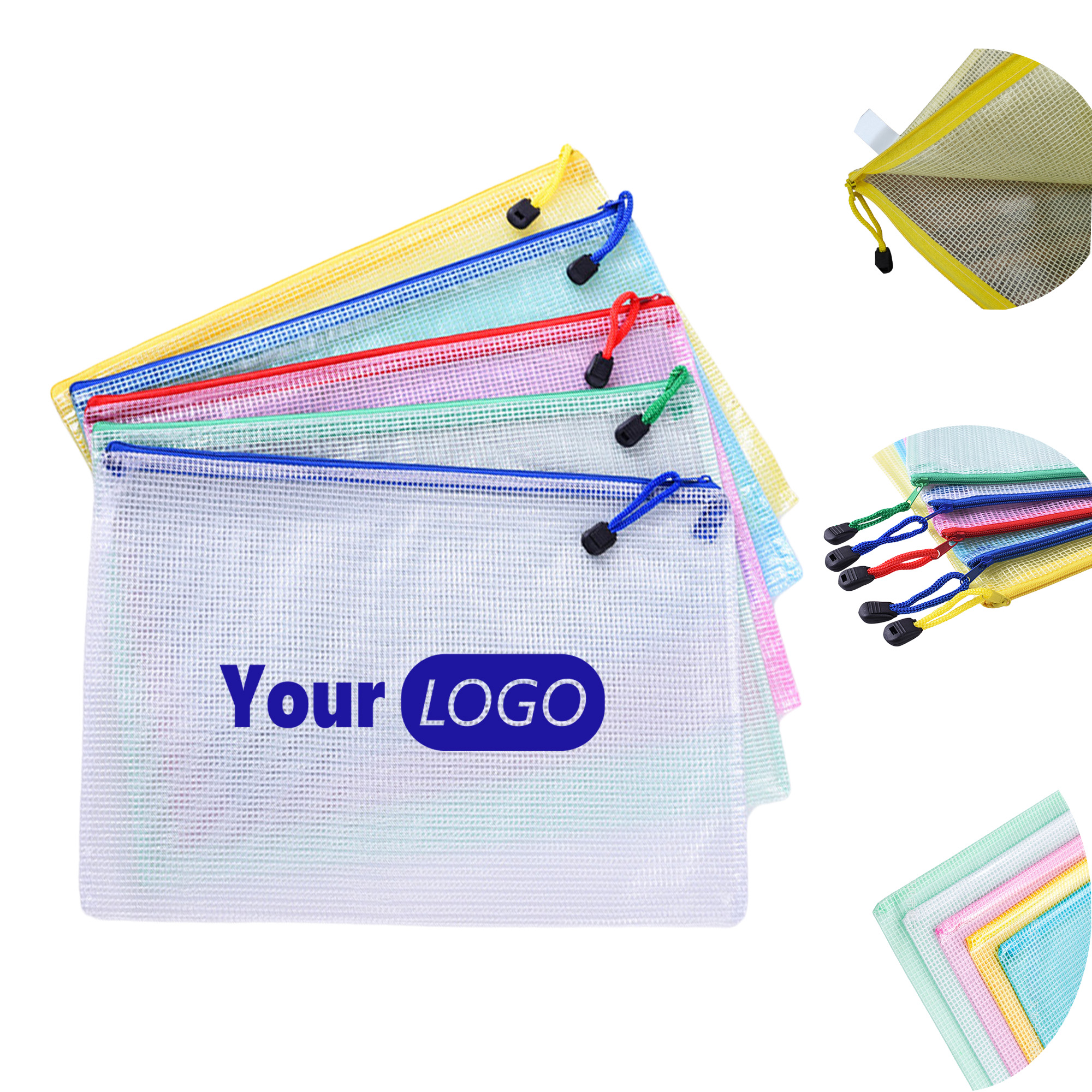 A4 Waterproof Plastic Document Bag File Folder 5