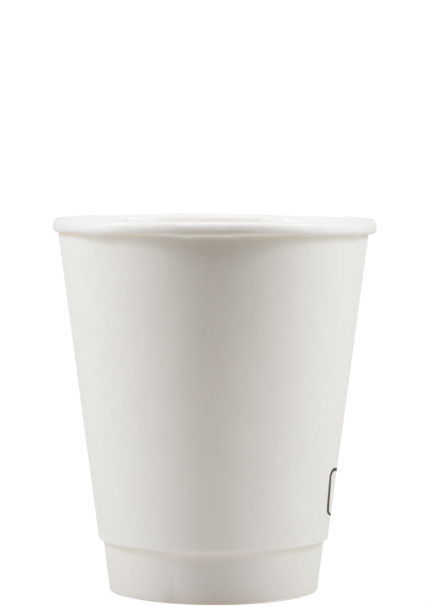 8 oz Paper Cup Insulated White Tradition Print 4