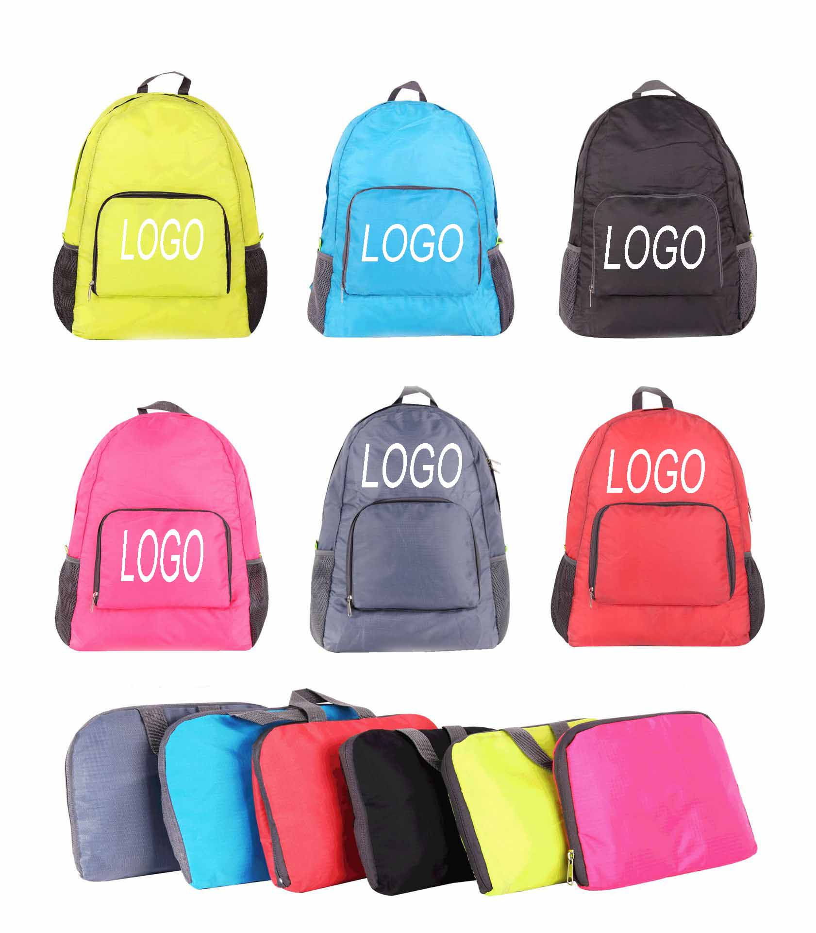 Foldable Travel Shoulder Bag W/ Custom Logo 2