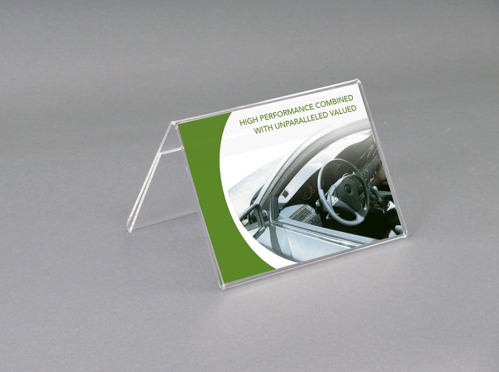 Acrylic Double Sided Frame Holds 2 7x5 Inserts