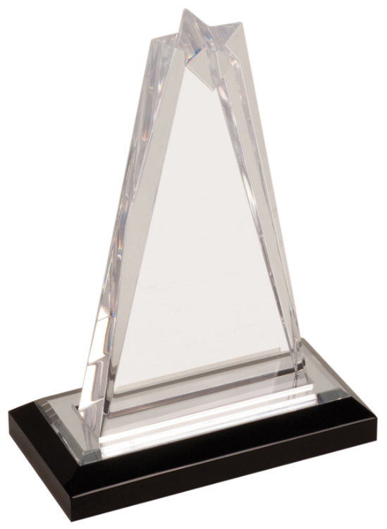 9" Silver Star Impress Acrylic Award