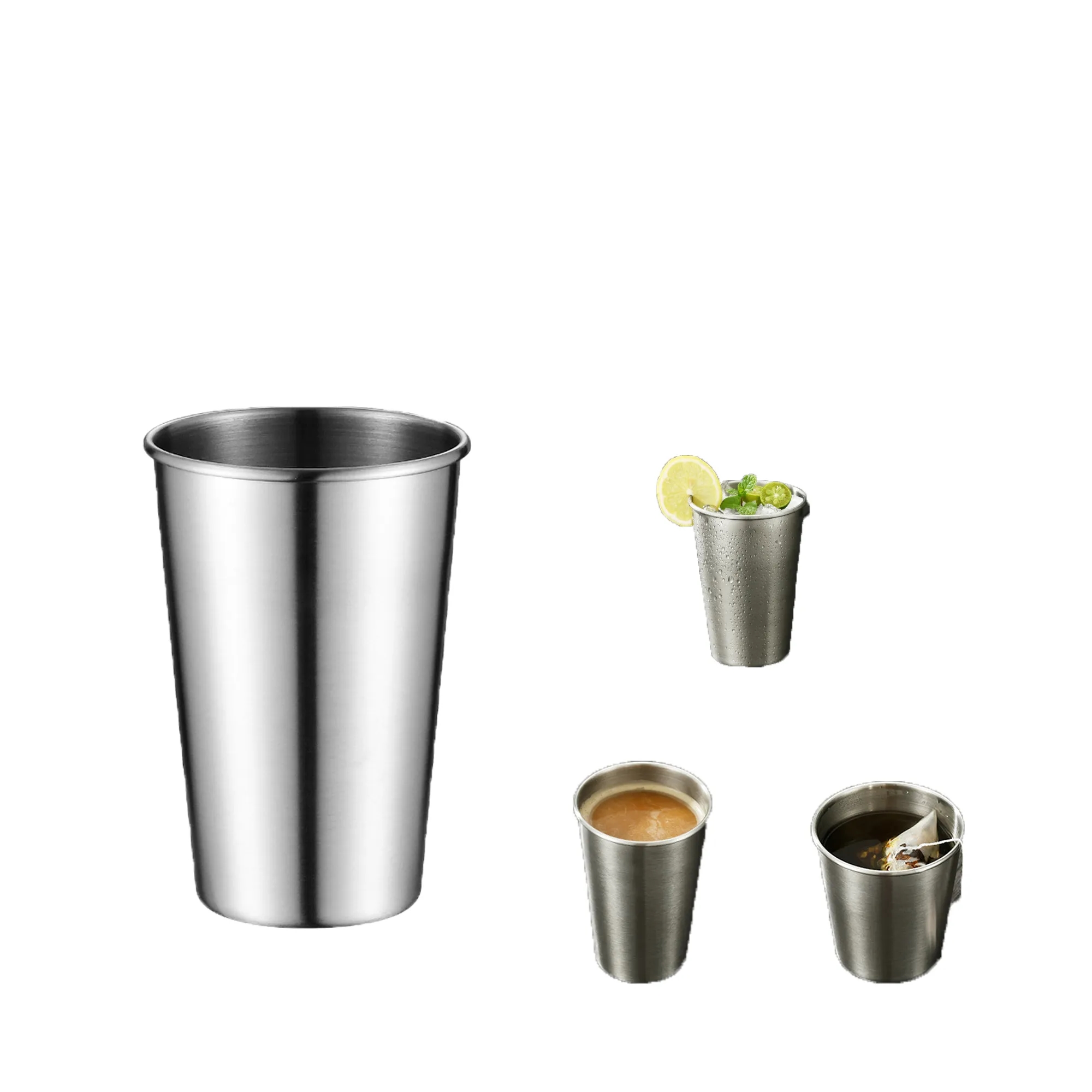 Thickened Stainless Steel Coffee Drinking Mug