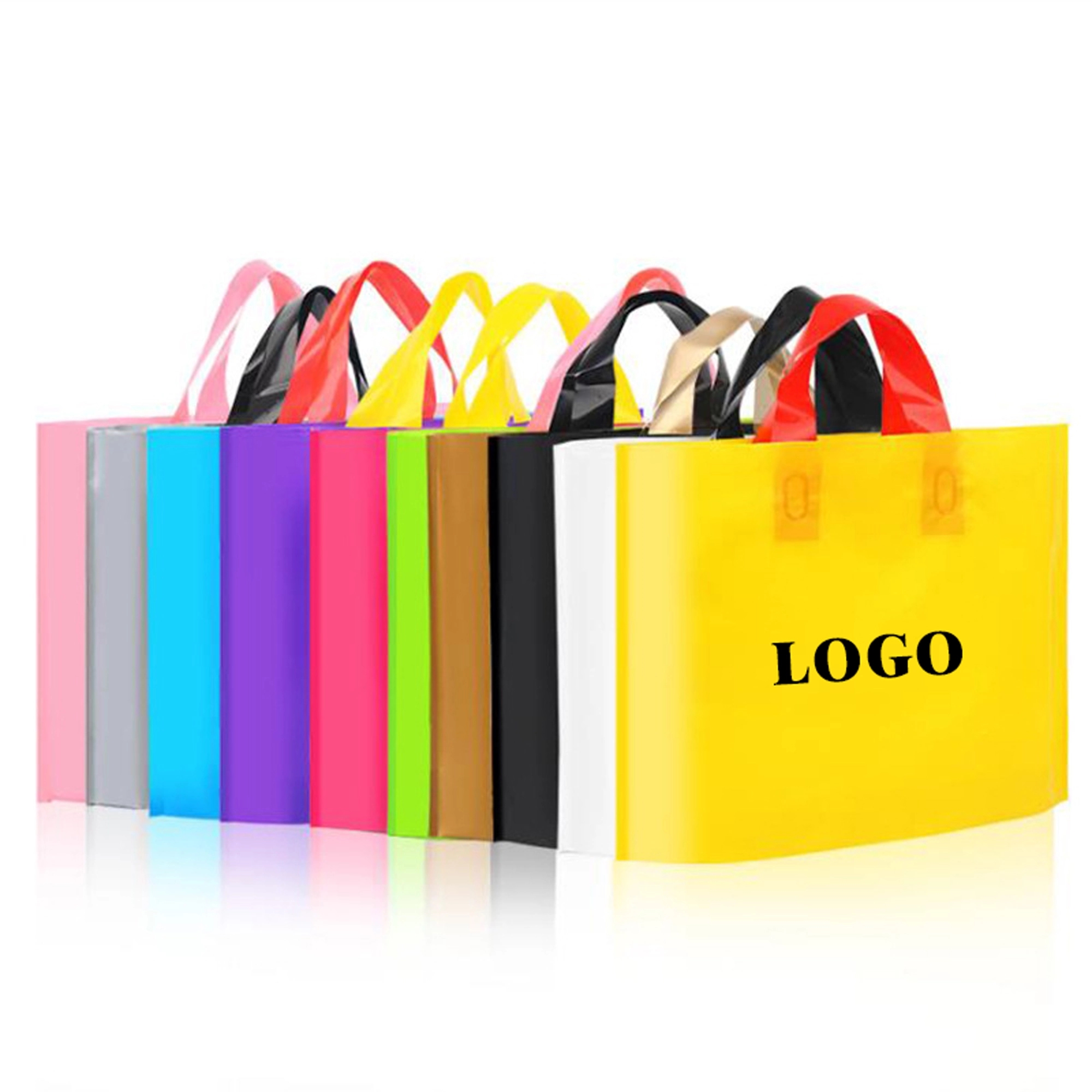 Soft Handle Plastic Shopping Tote Bag