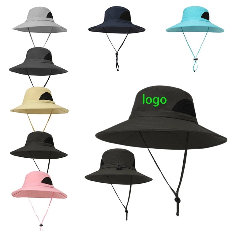 Outdoor Fishing Wide Brim Sun Bucket Hat 2