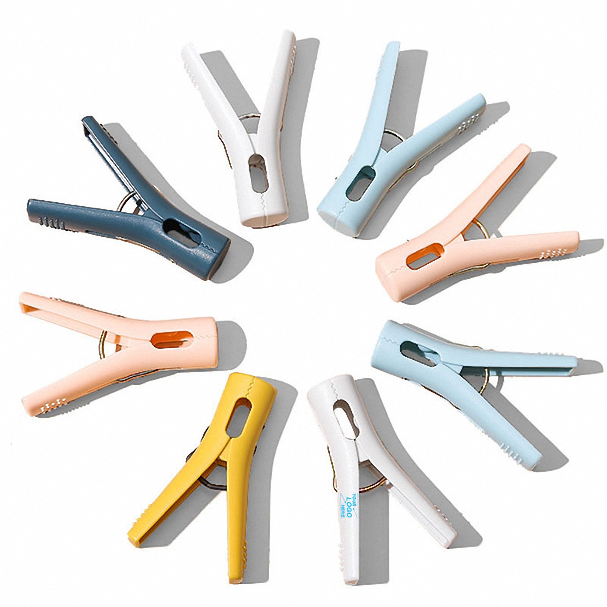 10-Pack Durable Plastic Clothespins 3