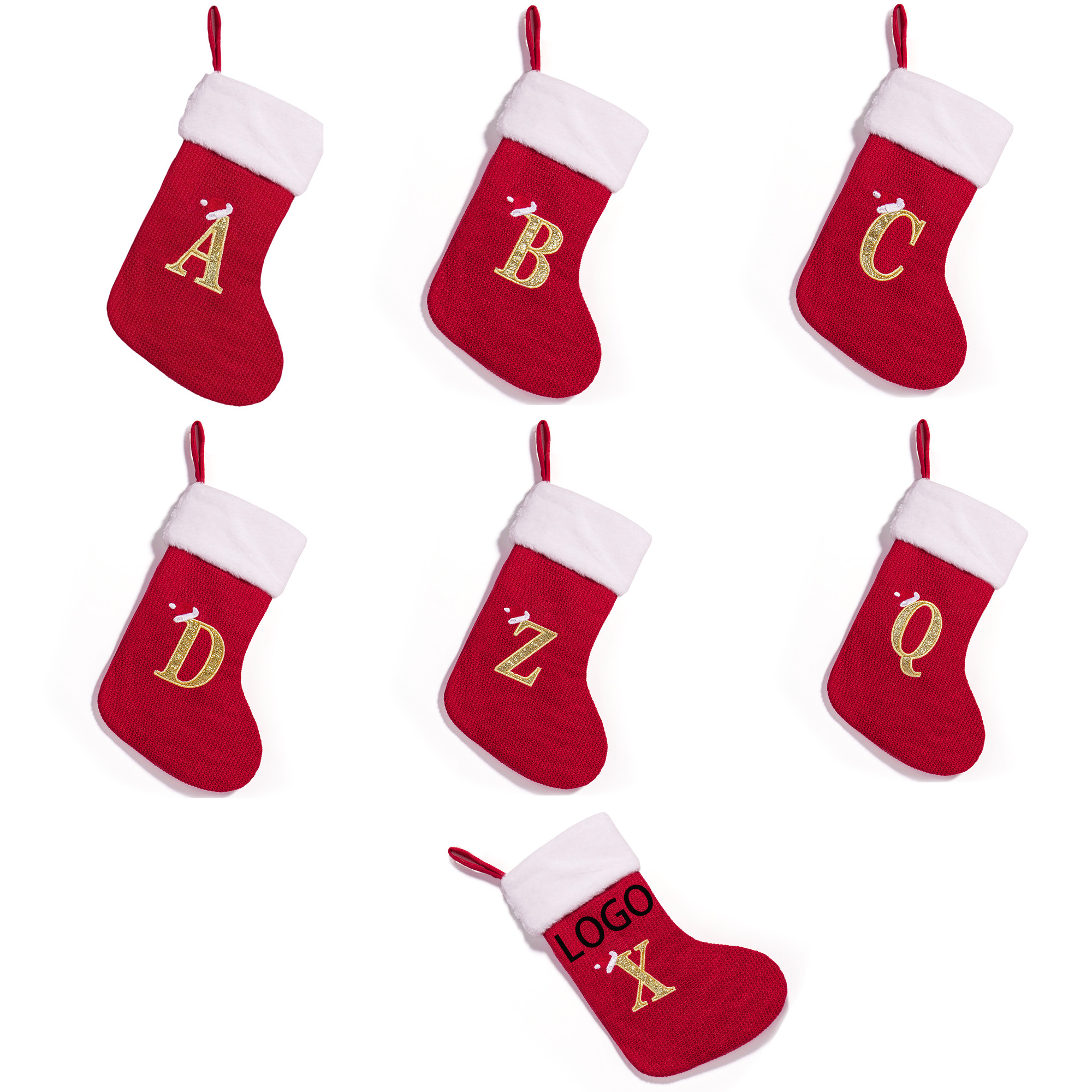 Polyester Christmas stockings 3