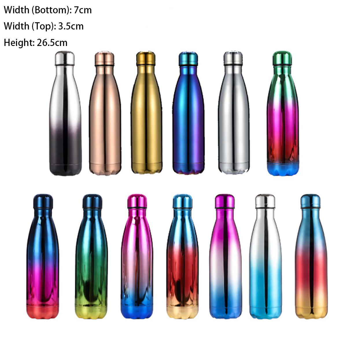 17OZ Insulated Water Bottle, custom water bottle with logo imprint 3