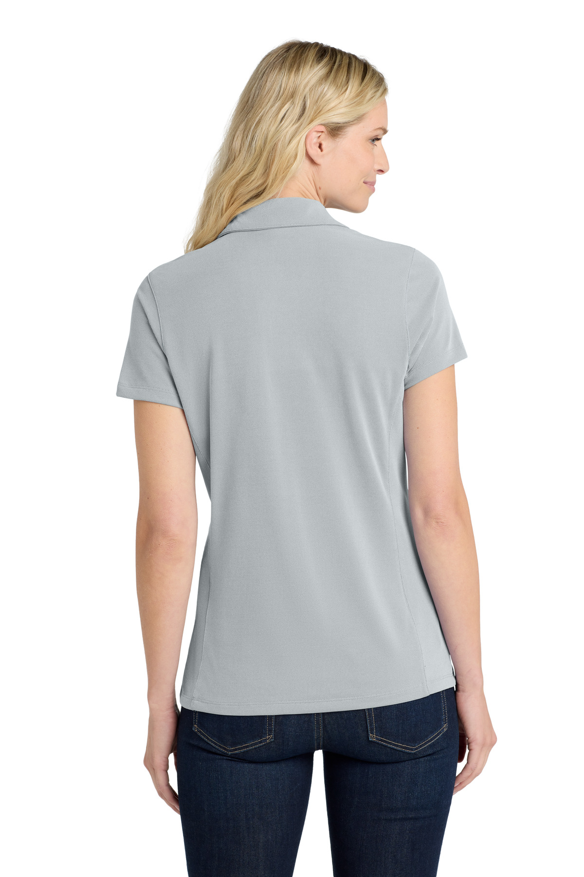 Port Authority Women's Poly Oxford Pique Polo. LK582 8