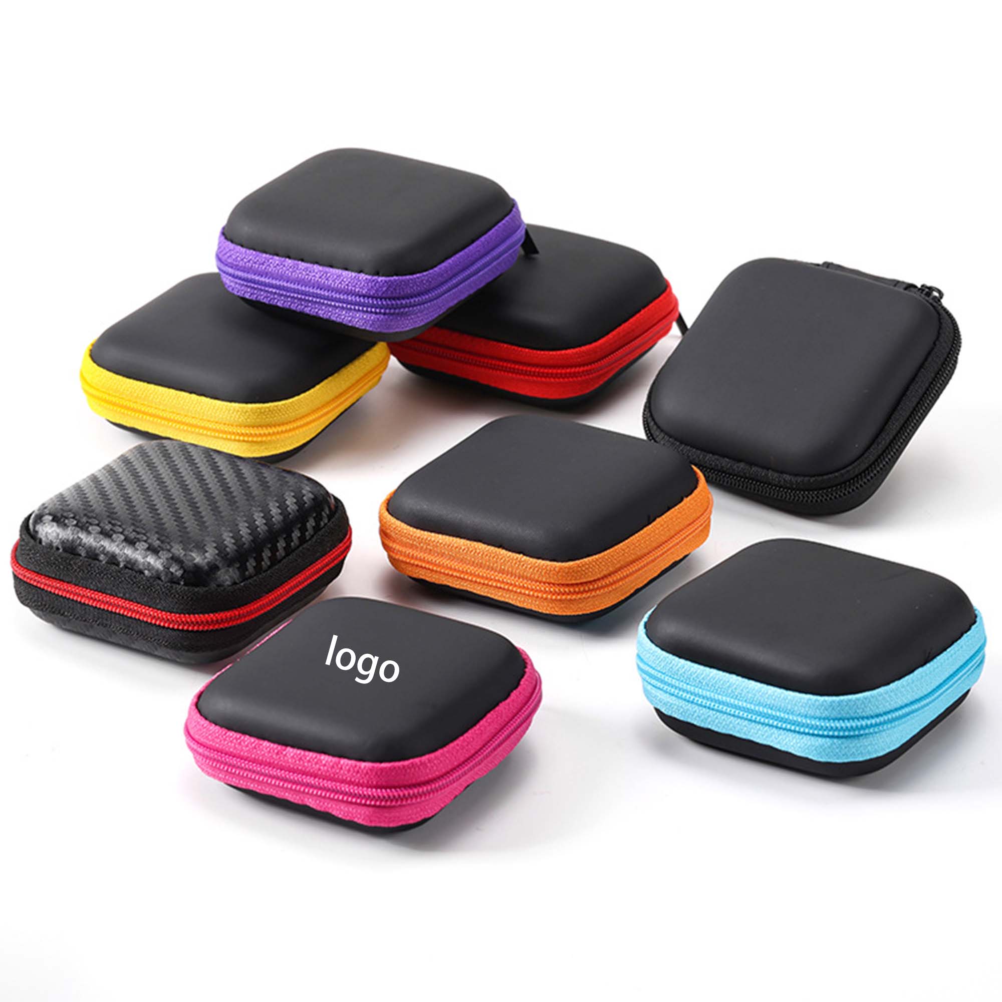 Square Earphone Case MOQ 50pcs 2