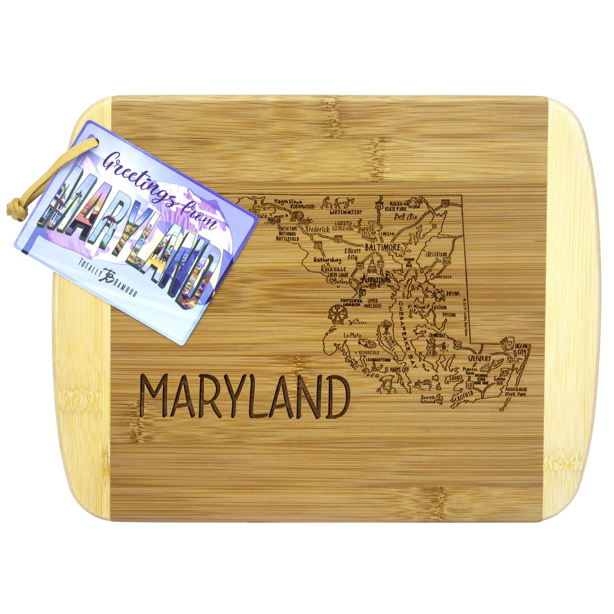 A Slice of Life Maryland Serving & Cutting Board 2