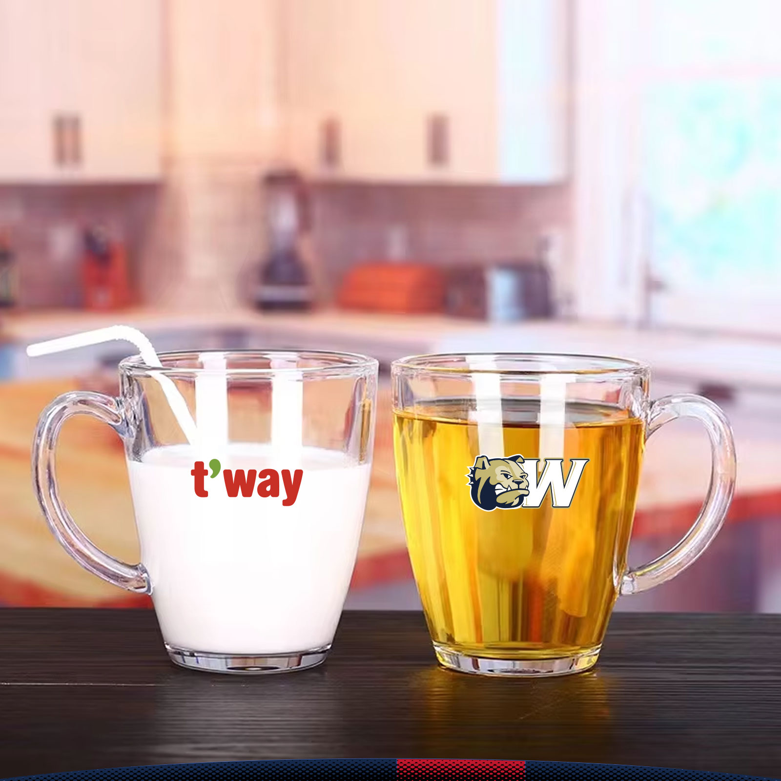 15.5 oz. Libbey Tapered Glass Mugs 11