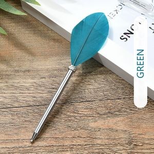 Short Tail Feather Metal Pen 12