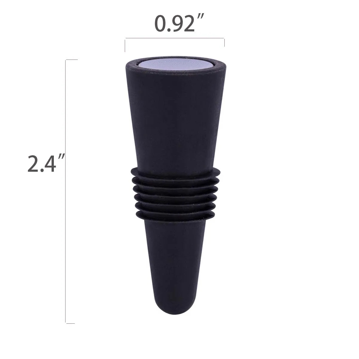 Silicone Reusable Wine & Beverage Stopper 4