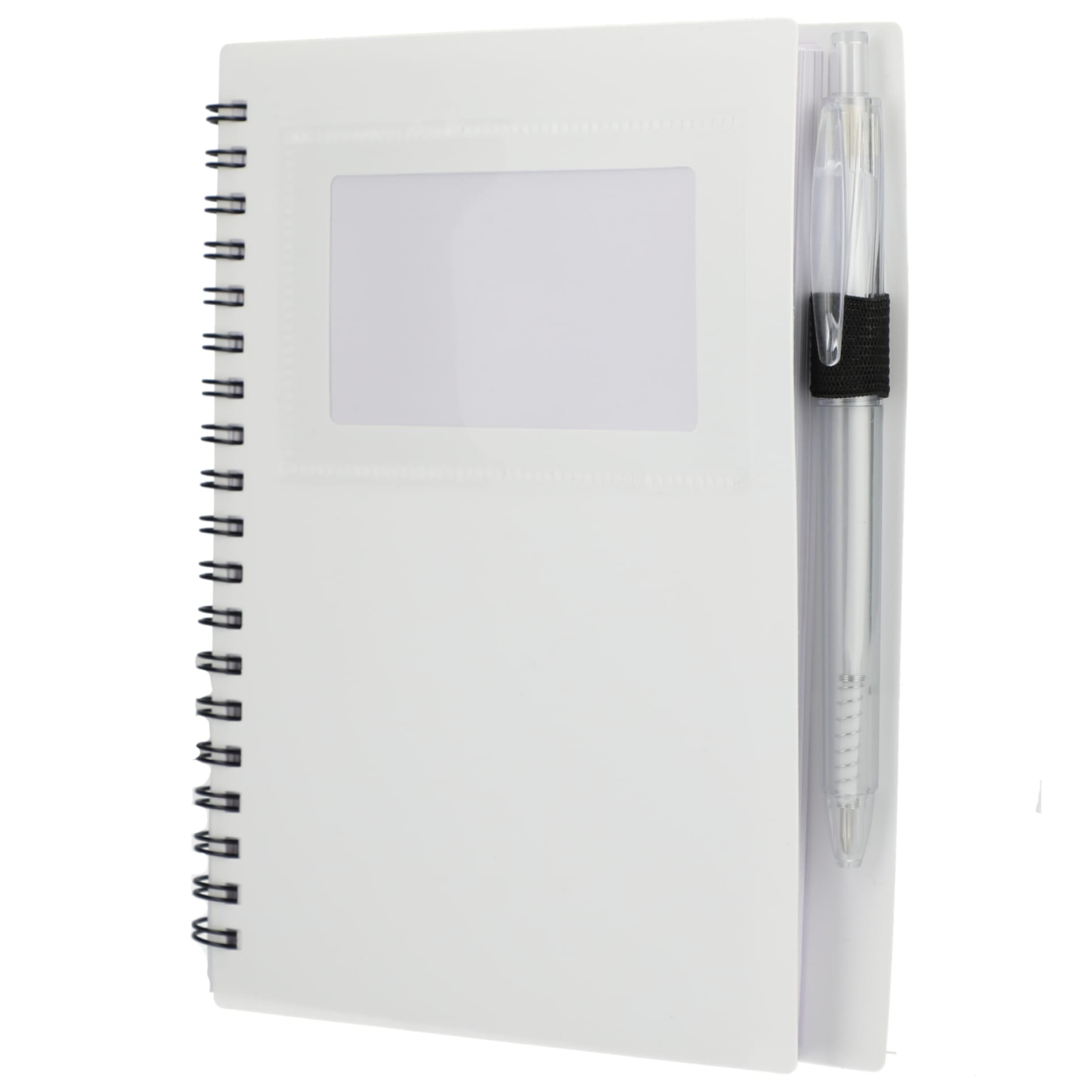 5" x 7" FSC Recycled Star Spiral Notebook with Pe