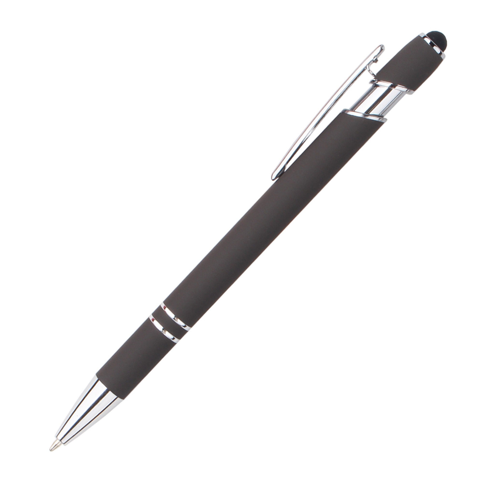 Stylus Tip Metal Ballpoint Pen 2-in-1 Retractable Design 19