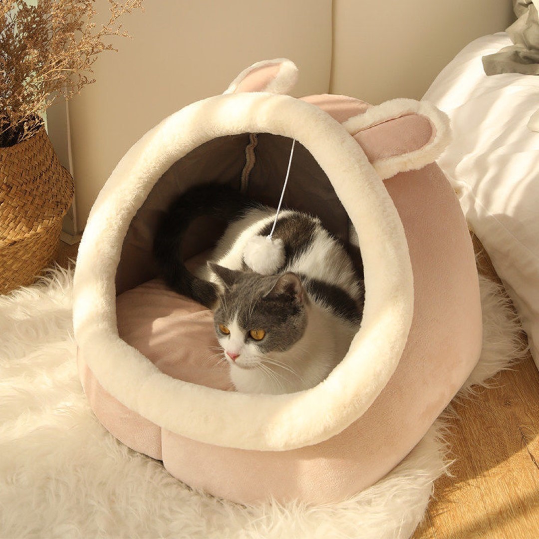 Washable Pet Bed Cave 2