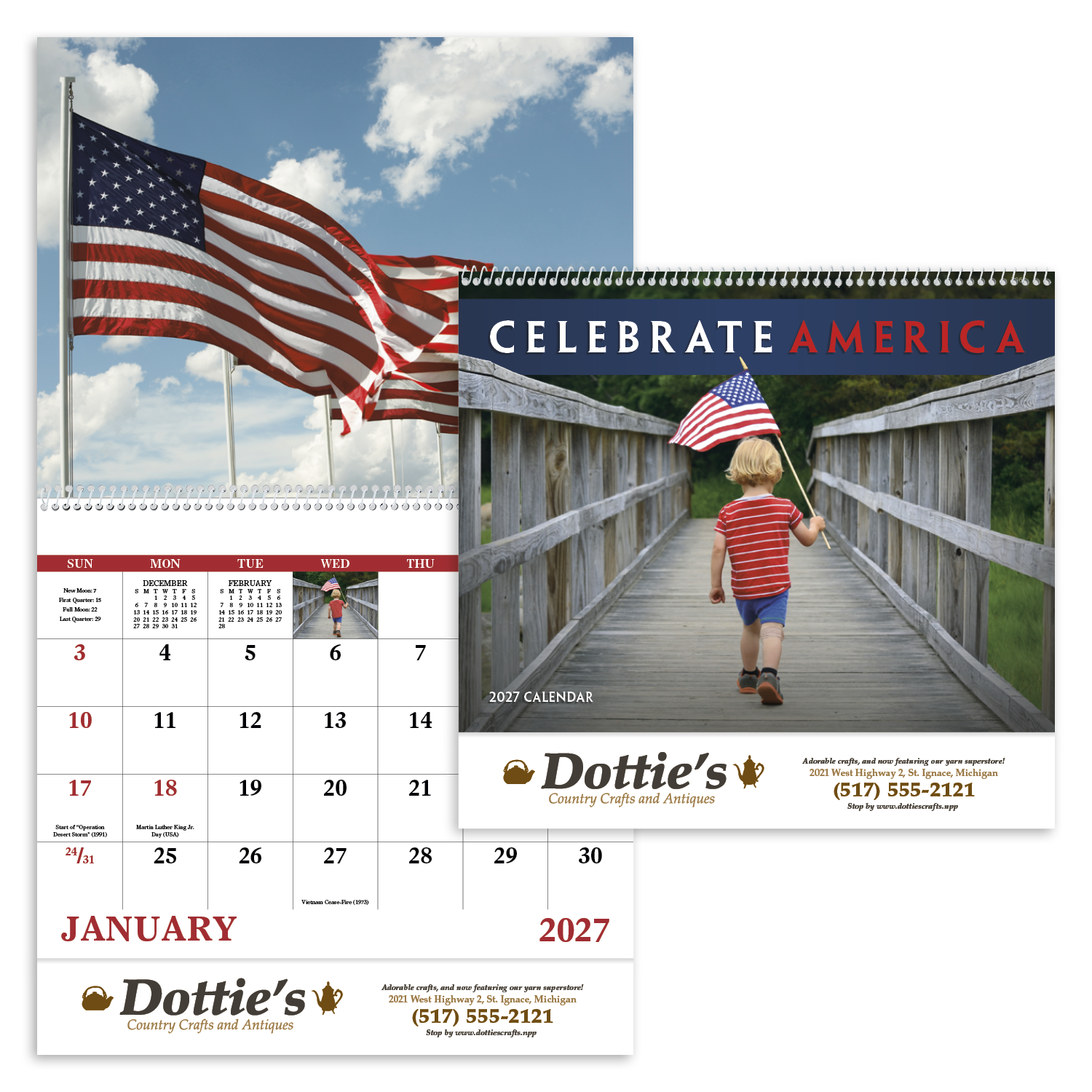 Good Value™ Celebrate America - Spiral Calendar 63