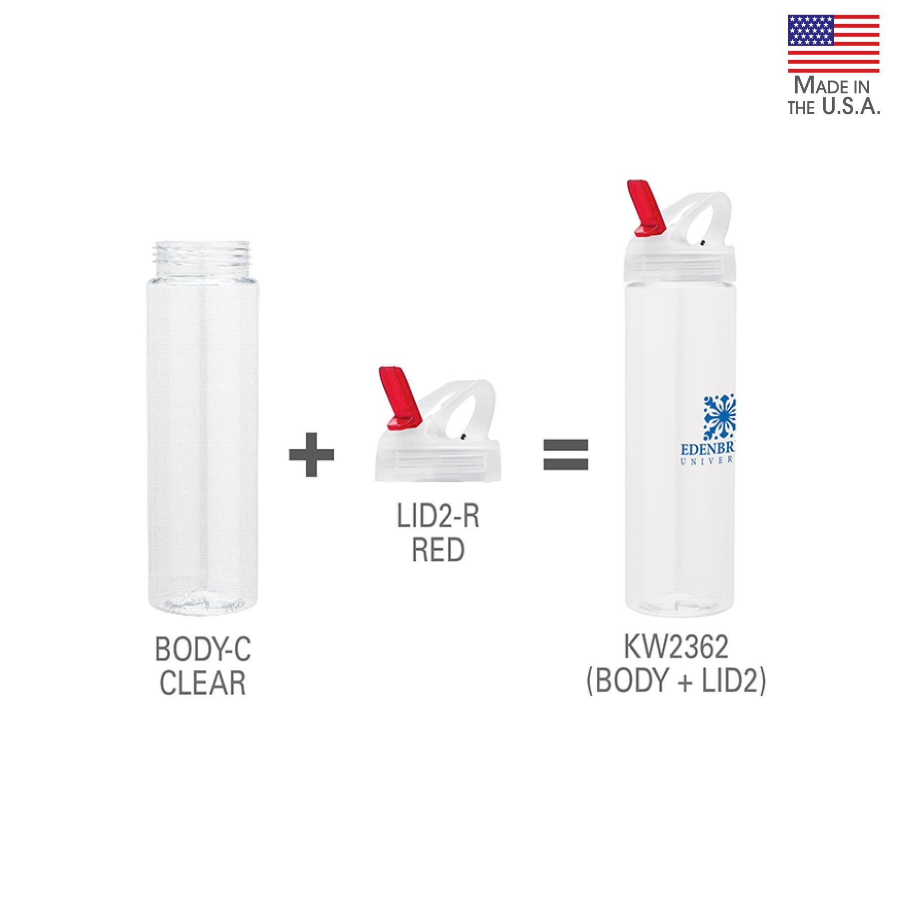 Laguna 32 oz. PET Bottle with Flip Spout 9