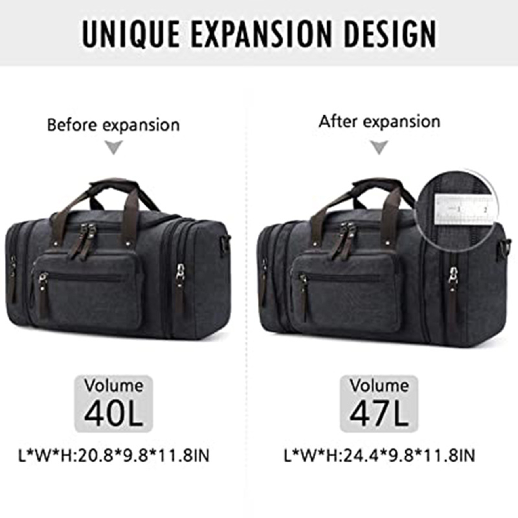 Travel Zipper Duffle Bag 4