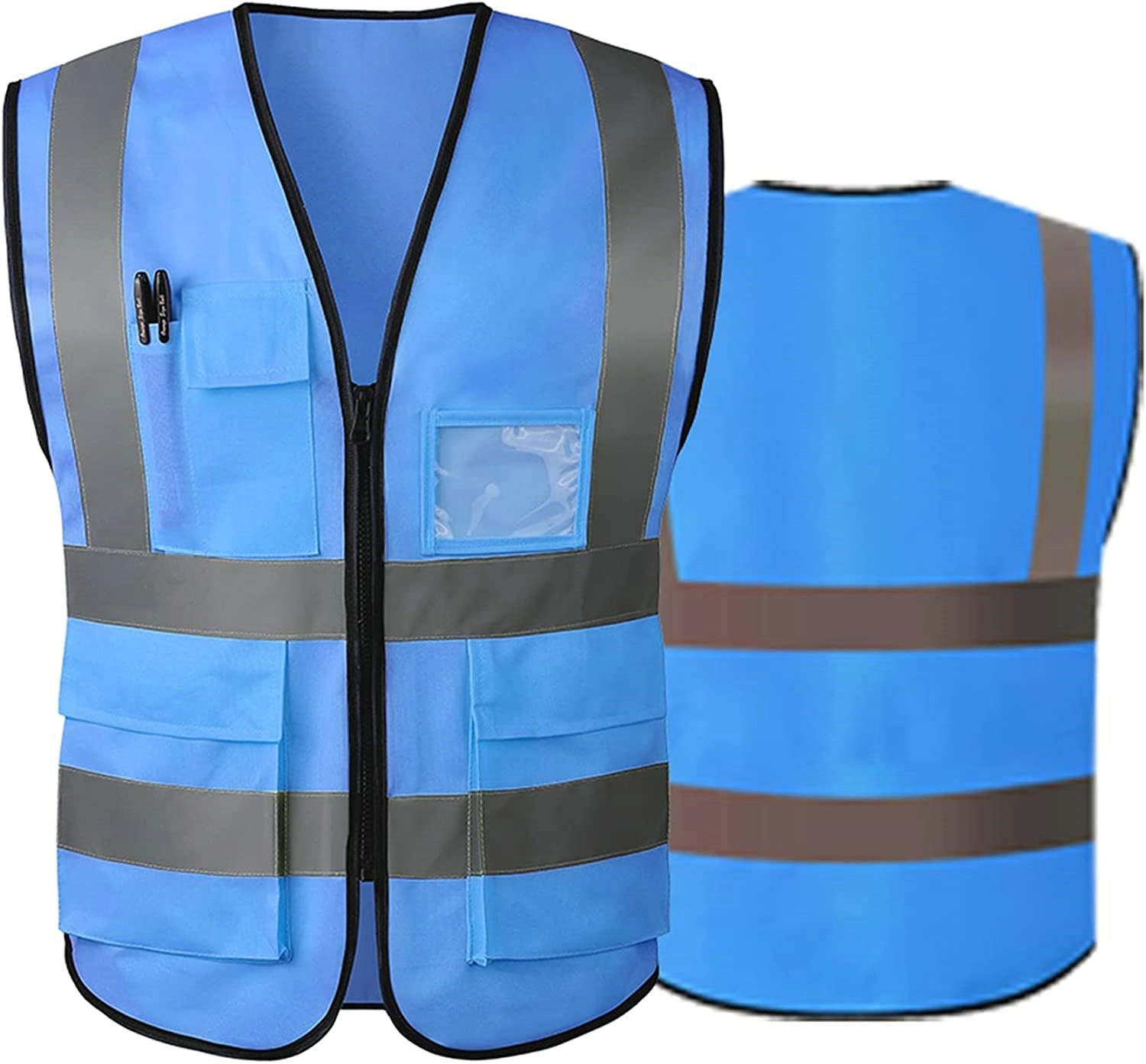High Visibility Reflective Safety Vest With Multi Pockets 4