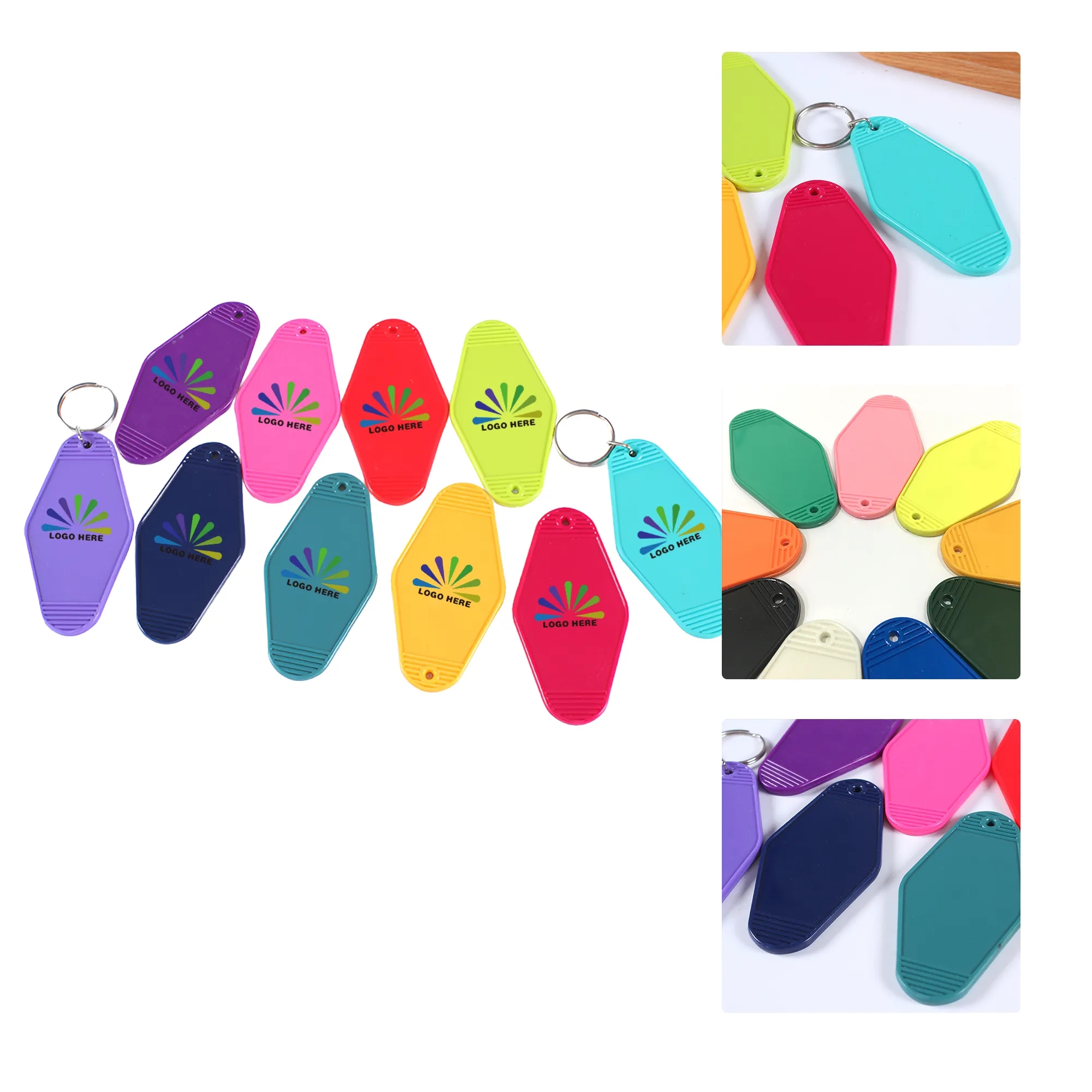 MOQ50 ABS Plastic Key Tags 2