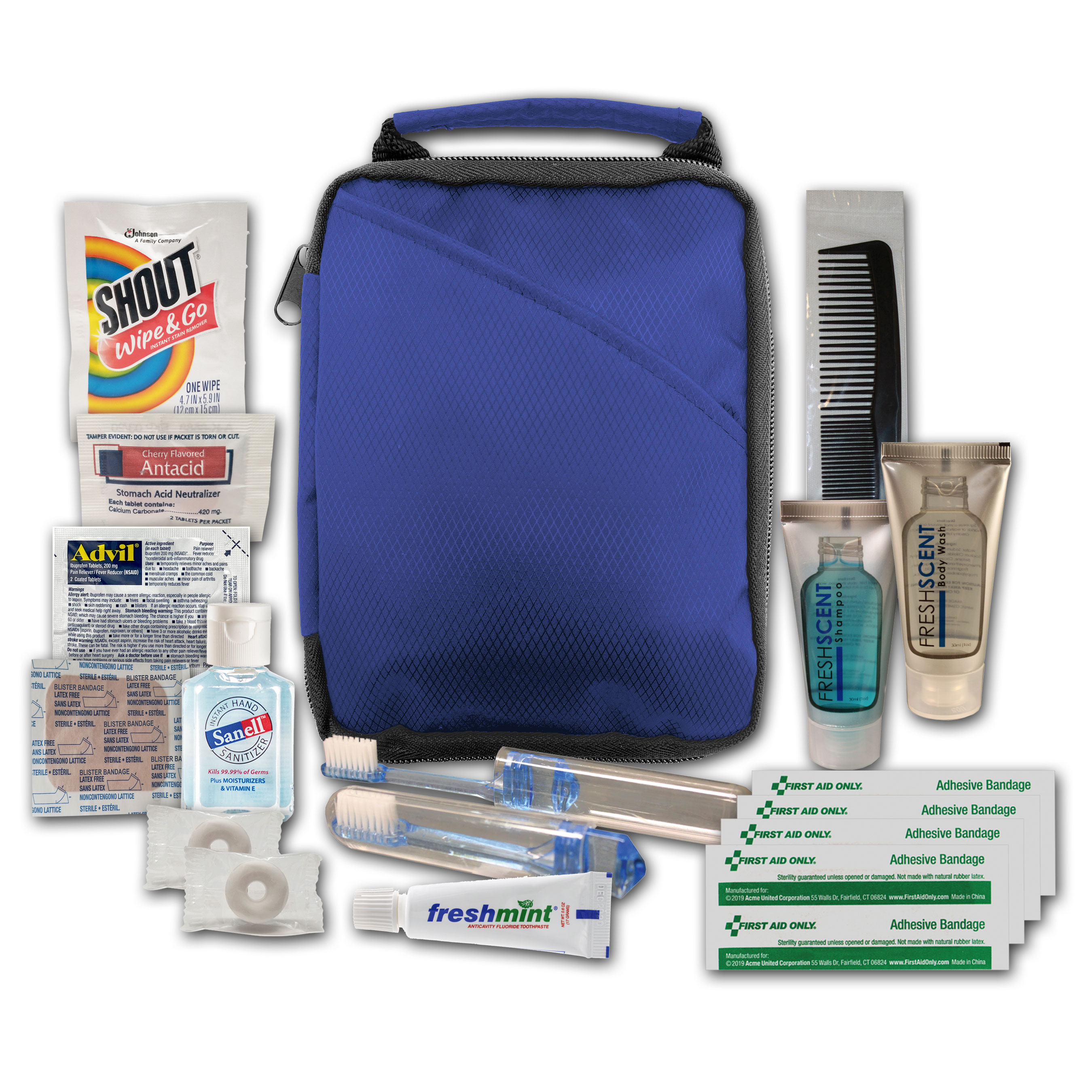 Water Resistant Travel Kit 6