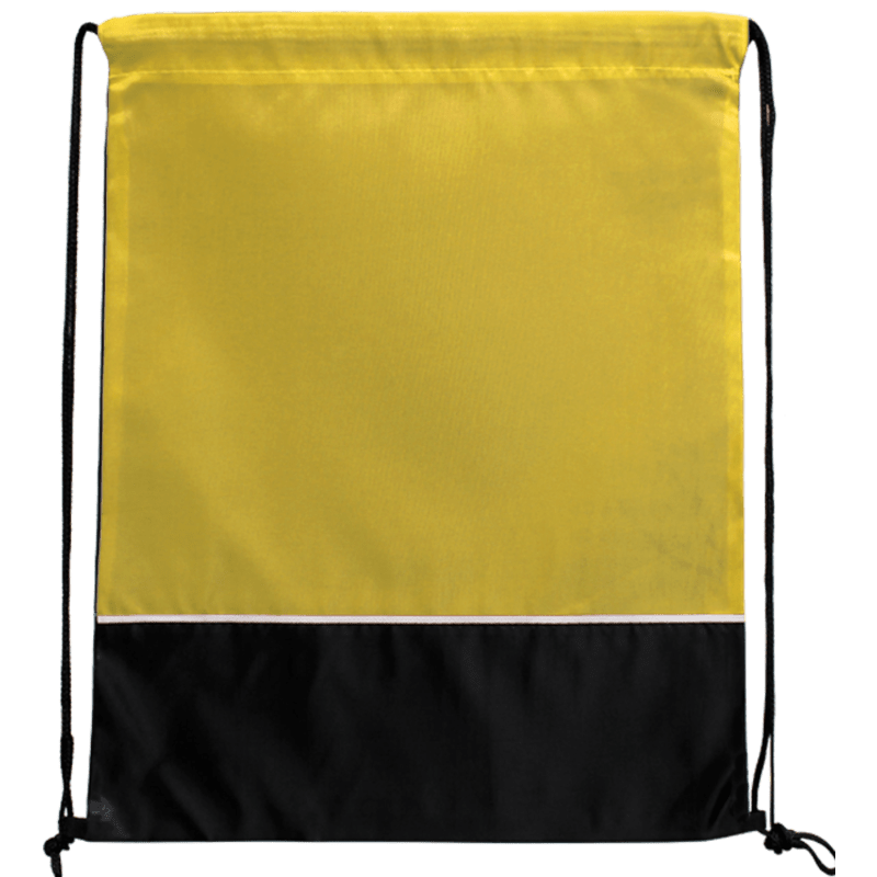 Two Tone Classic Drawstring Tote Bags 6