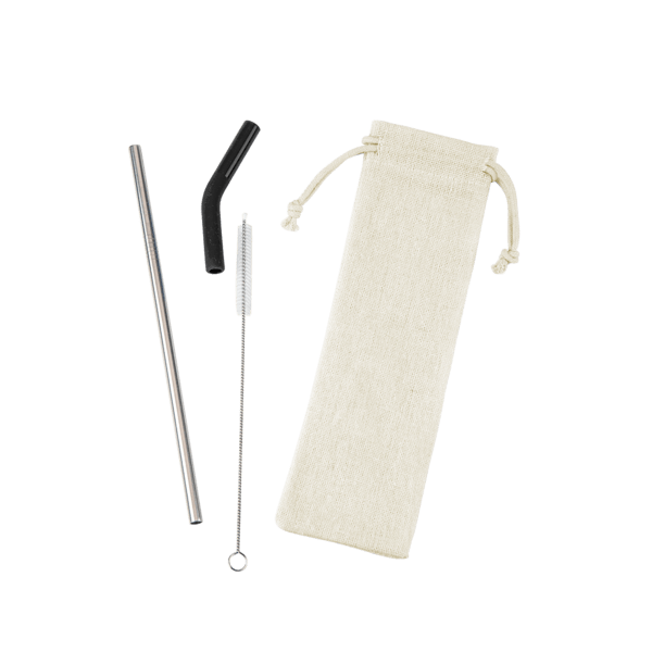 Reusable Stainless Steel Straw Set 7