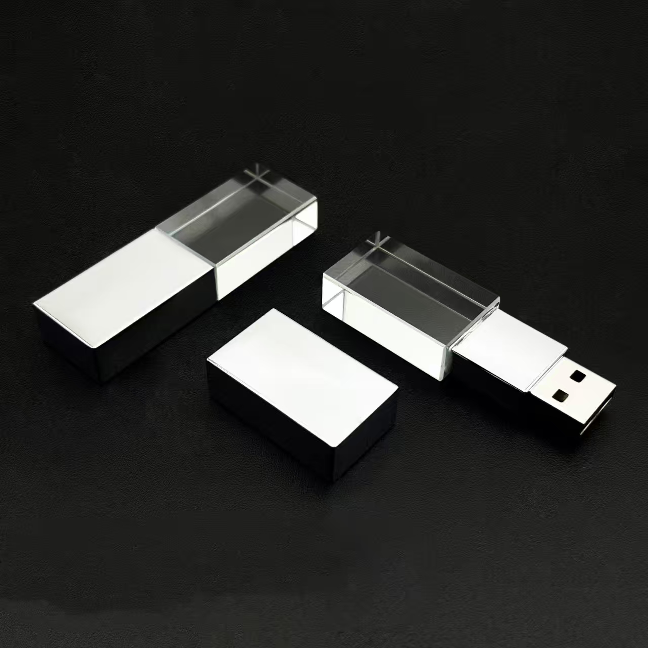 8GB Transparent Crystal USB Drive 2