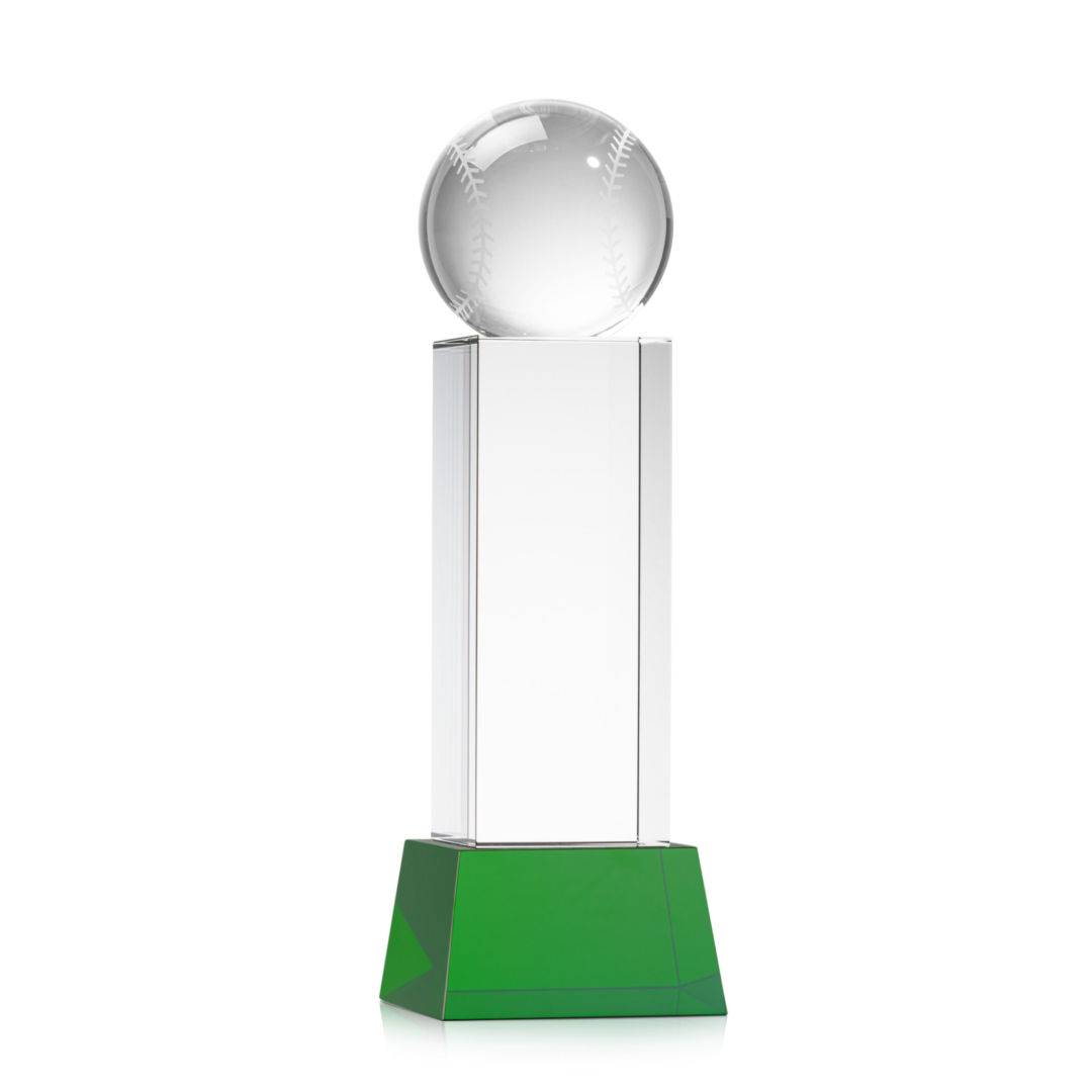 Baseball Award on Belcroft Base - Green 8