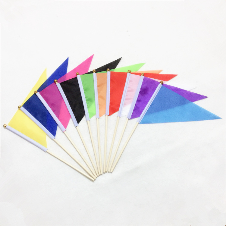 Custom Pennant Flags with wooden stick 6