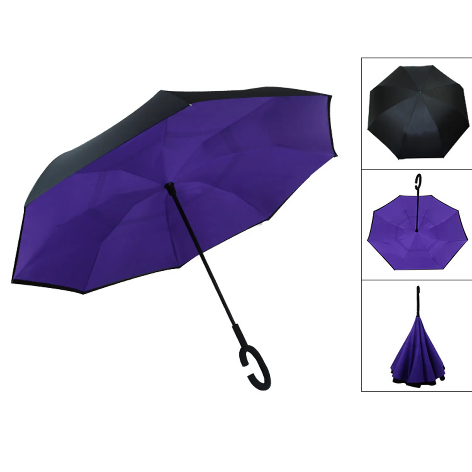42" Arc Inverse Telescopic Umbrellas 5