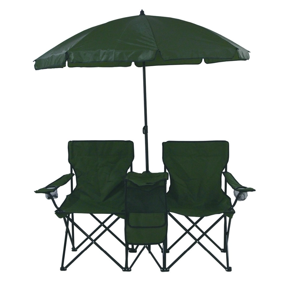 Double Chairs with Umbrella 2