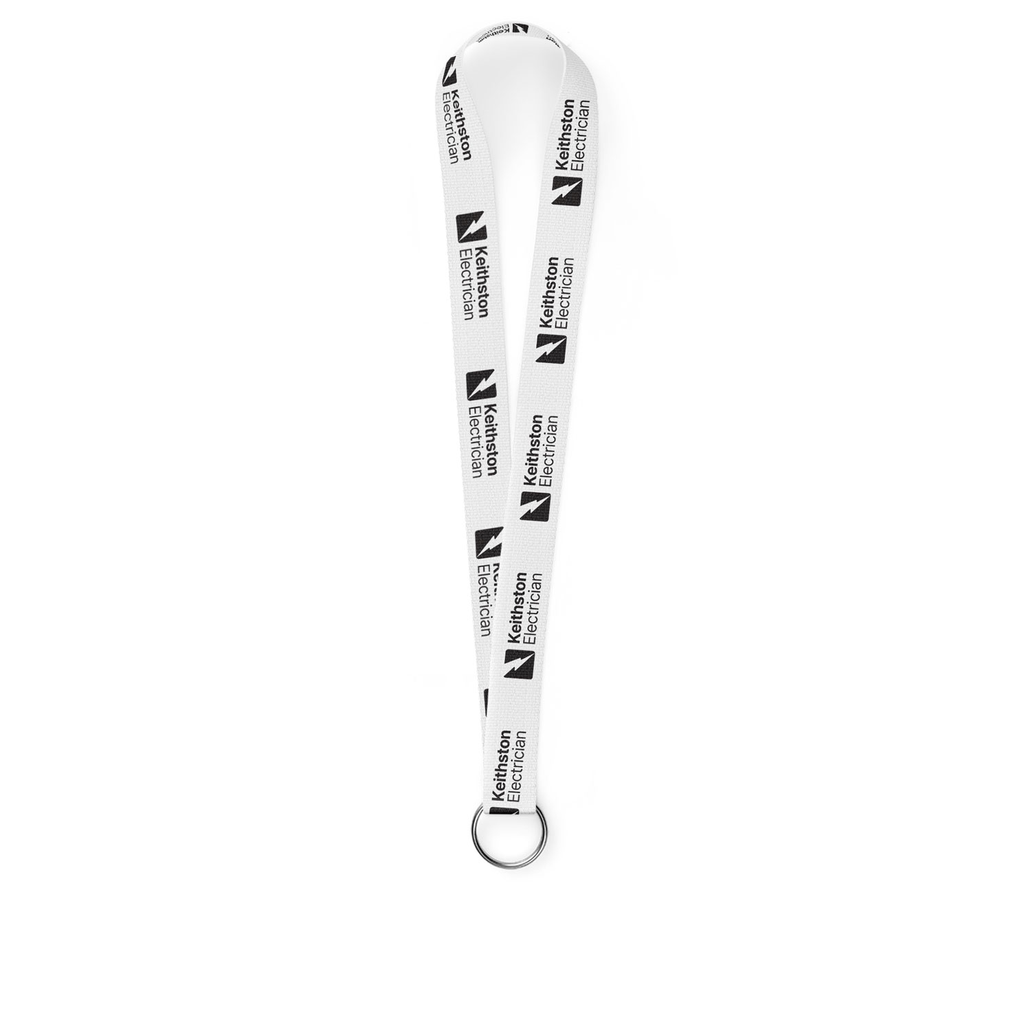 1" One Color Lanyard, Single Attachment, Import Air Rush 5