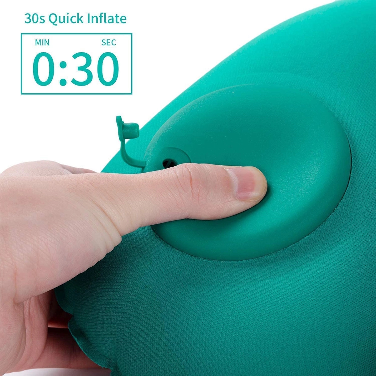 Air Pump Inflatable Travel Neck Pillow 5