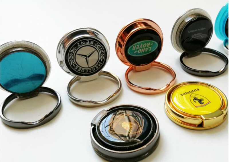 Washington Epoxy Mobile Phone Ring Grip Holder And Stand - Round 4