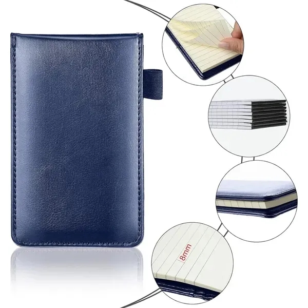 PU Leather Notepad Holder with Pen 11