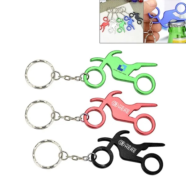 Motorcycle Shape Bottle Opener Keychains 1