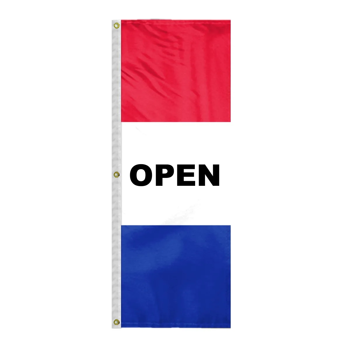 8' x 28" (3) Sewn Stripes Horizontal Message Flags 17