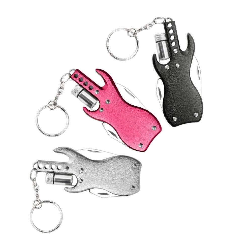 Mini combination pliers folding knife with LED lights Bottle 4