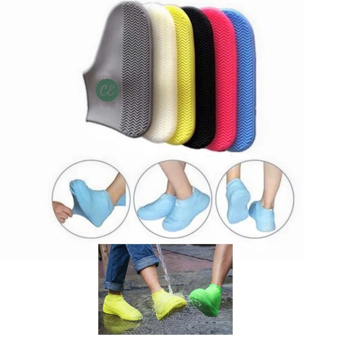 Silicone Waterproof Shoe Covers 1