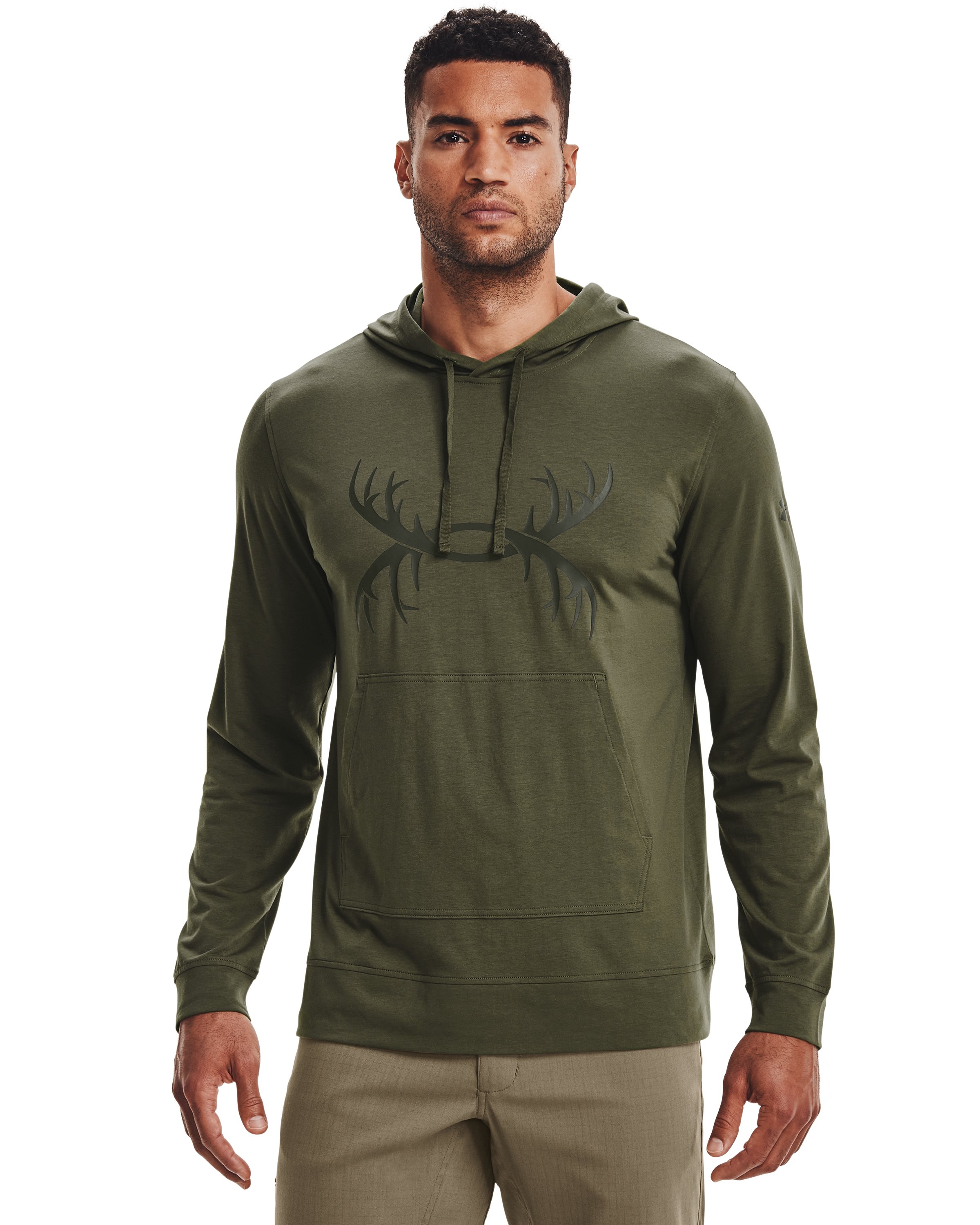 Men's UA Sportstyle Antler Hoodie, custom hoodie or sweatshirt with logo imprint 3