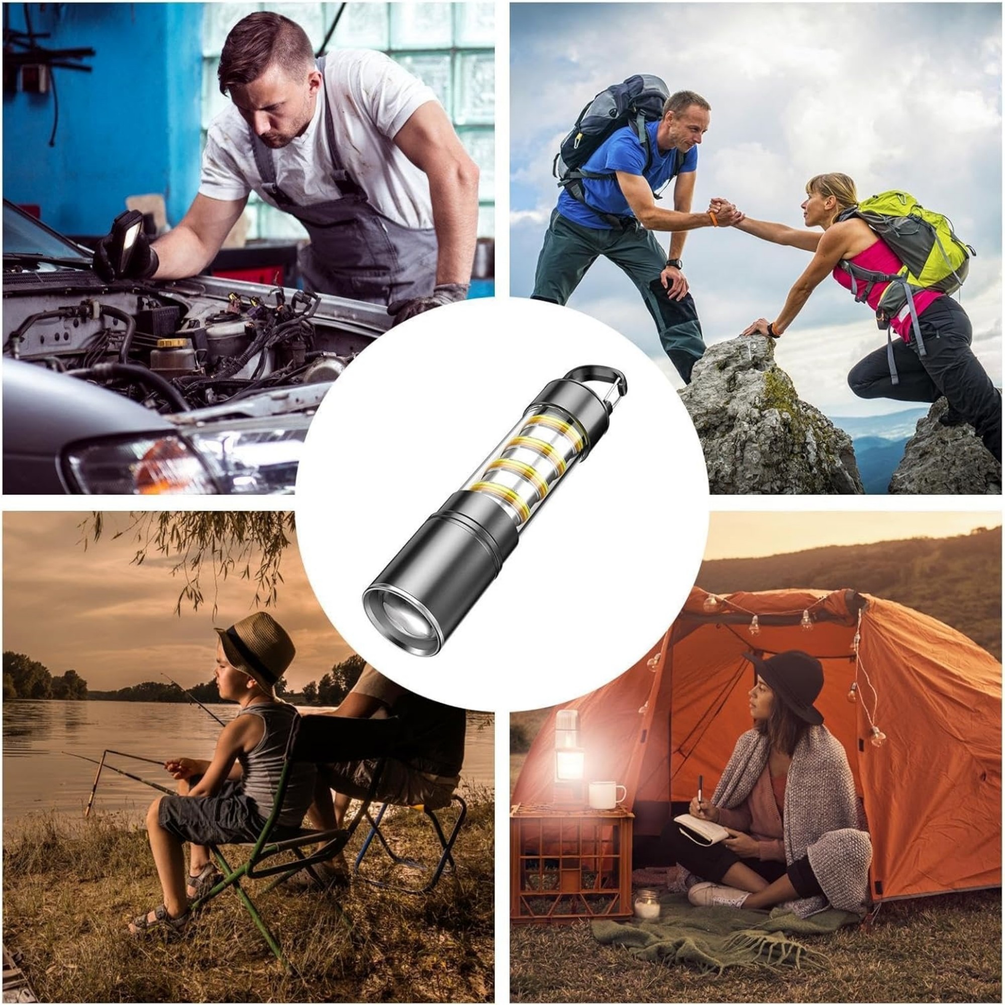 Flashlight With Zoomable Beam 4